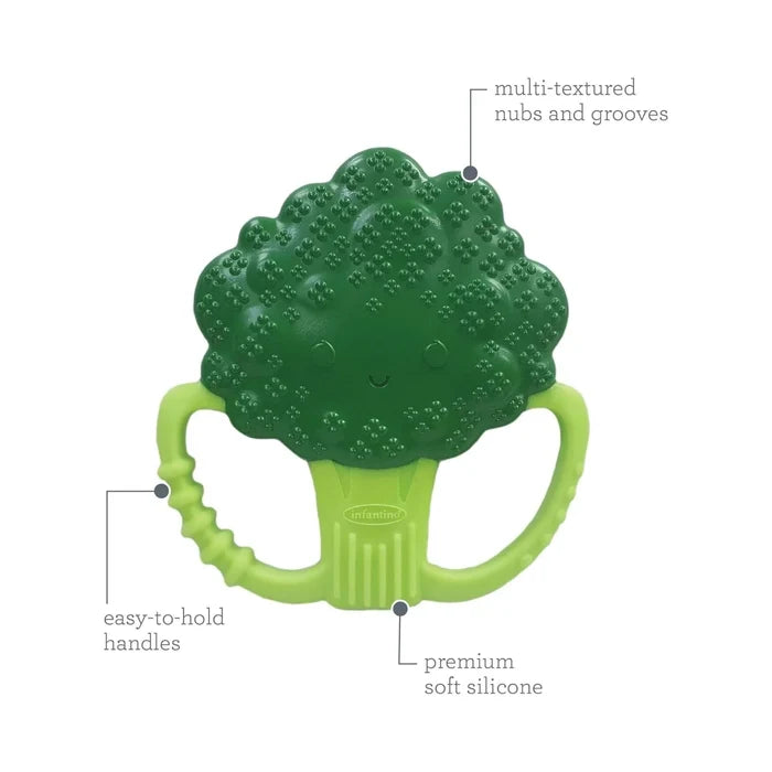Infantino Lil' Nibbles Teether - Brocolli - ebebek - Christmas
