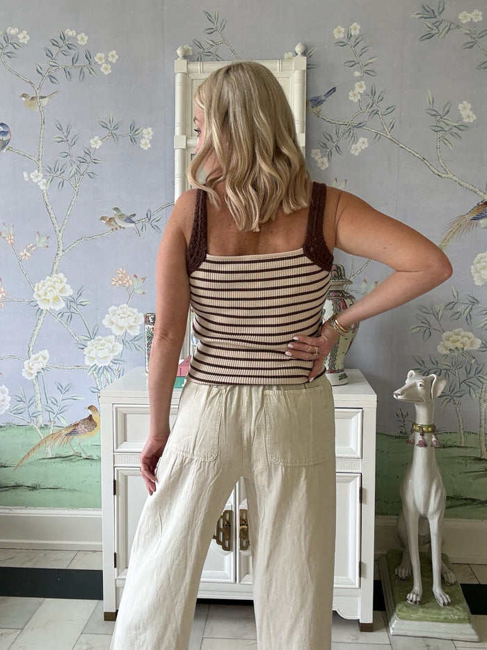 Irene Stripe Sweater Top