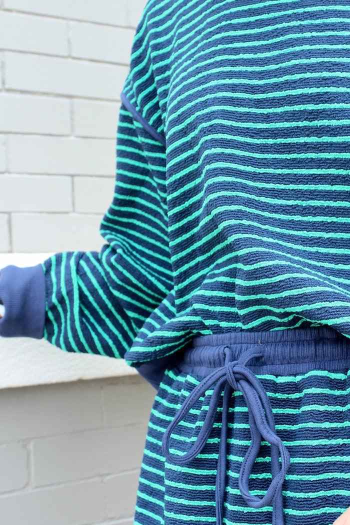 Jessica Stripe Sweatshirt