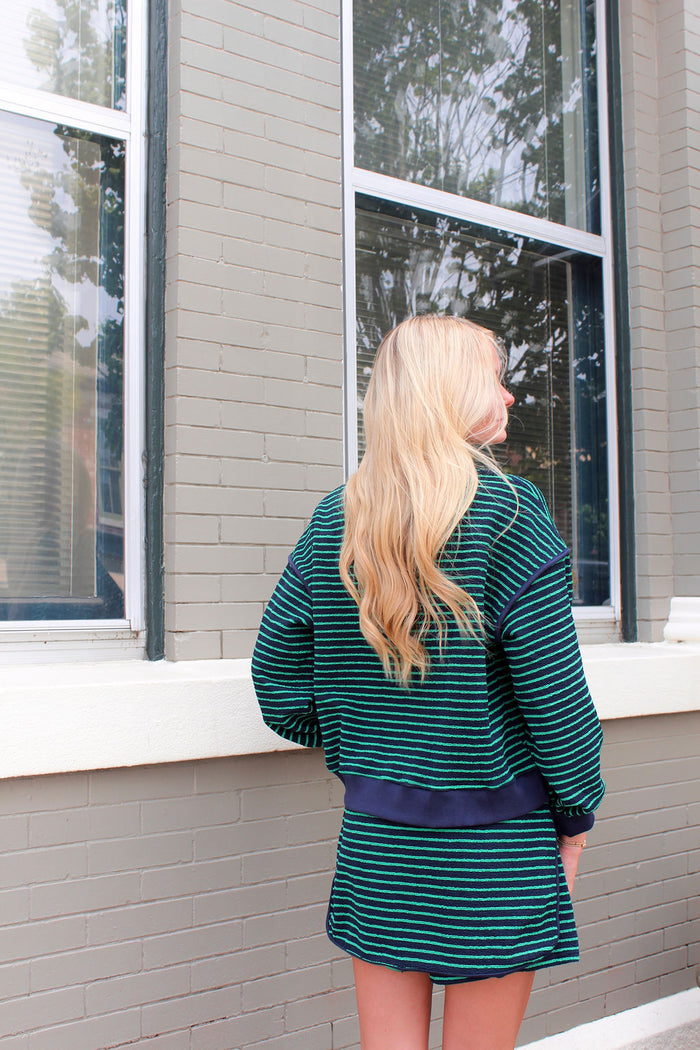 Jessica Stripe Sweatshirt