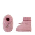 Joha Baby Booties Wool Fleece Old Rose