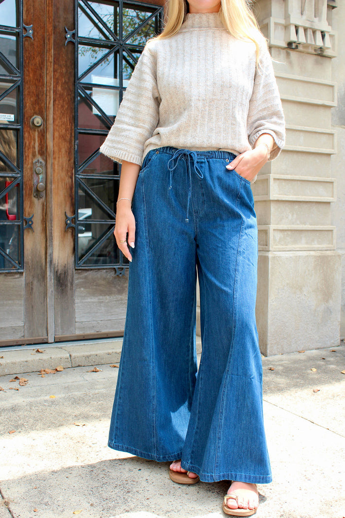 Jordan Drawstring Denim Pants