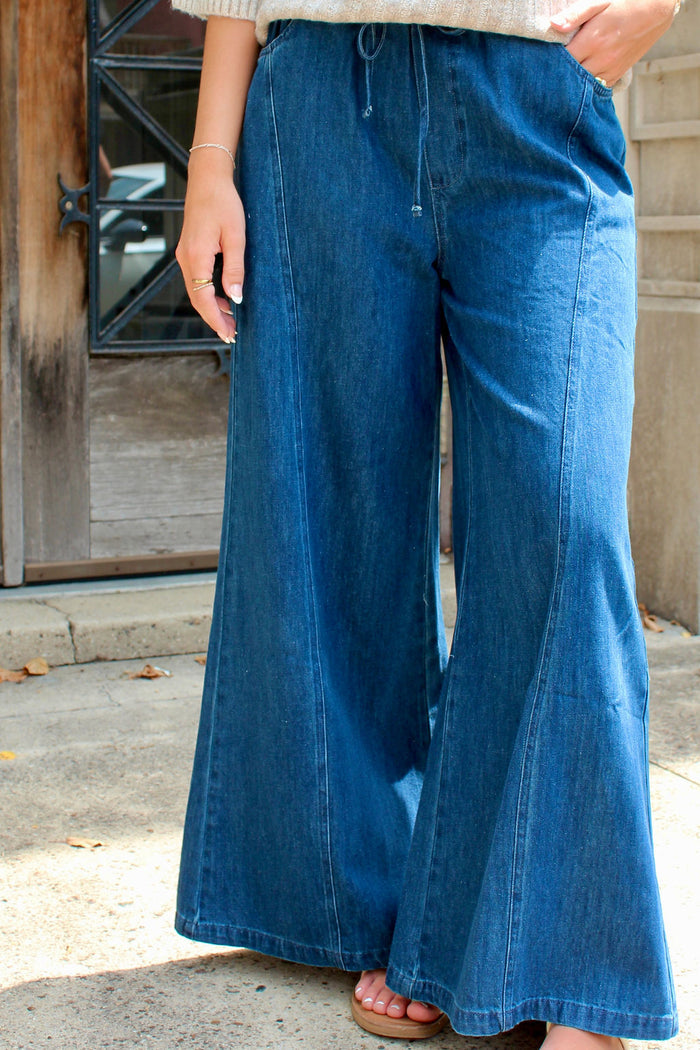 Jordan Drawstring Denim Pants