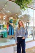 Julieanna Stripe Button Cardigan
