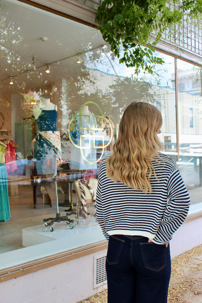 Julieanna Stripe Button Cardigan