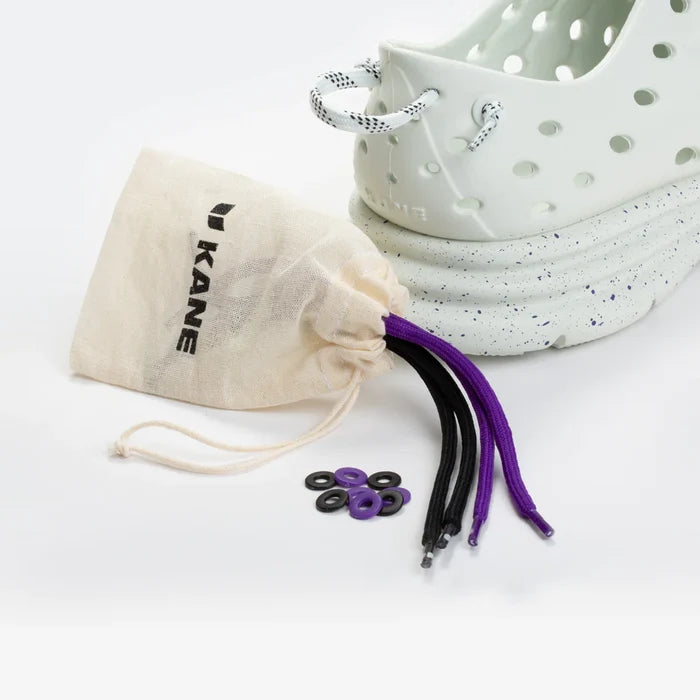 KANE Active Recovery Shoe - Cloud Gray / Purple Speckle (KR34)