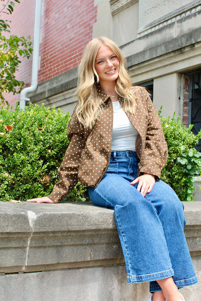 Kendra Polka Dot Jacket
