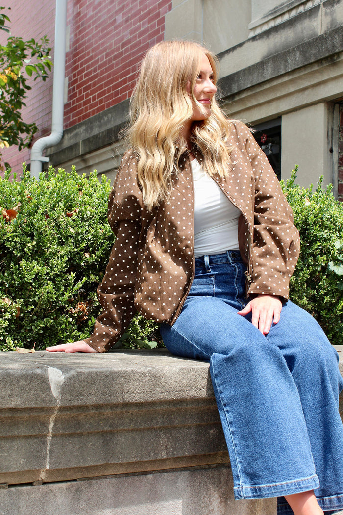 Kendra Polka Dot Jacket