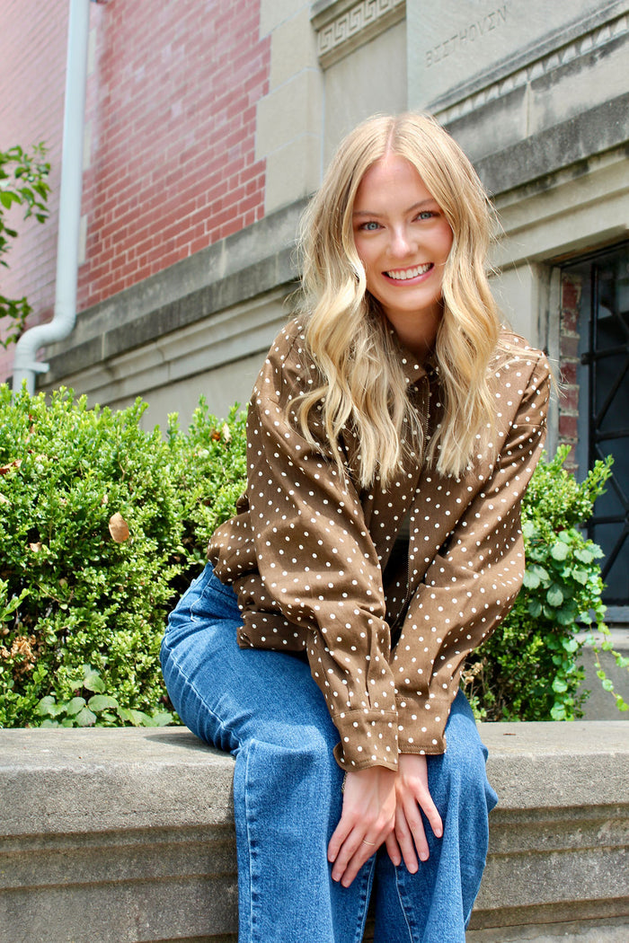 Kendra Polka Dot Jacket