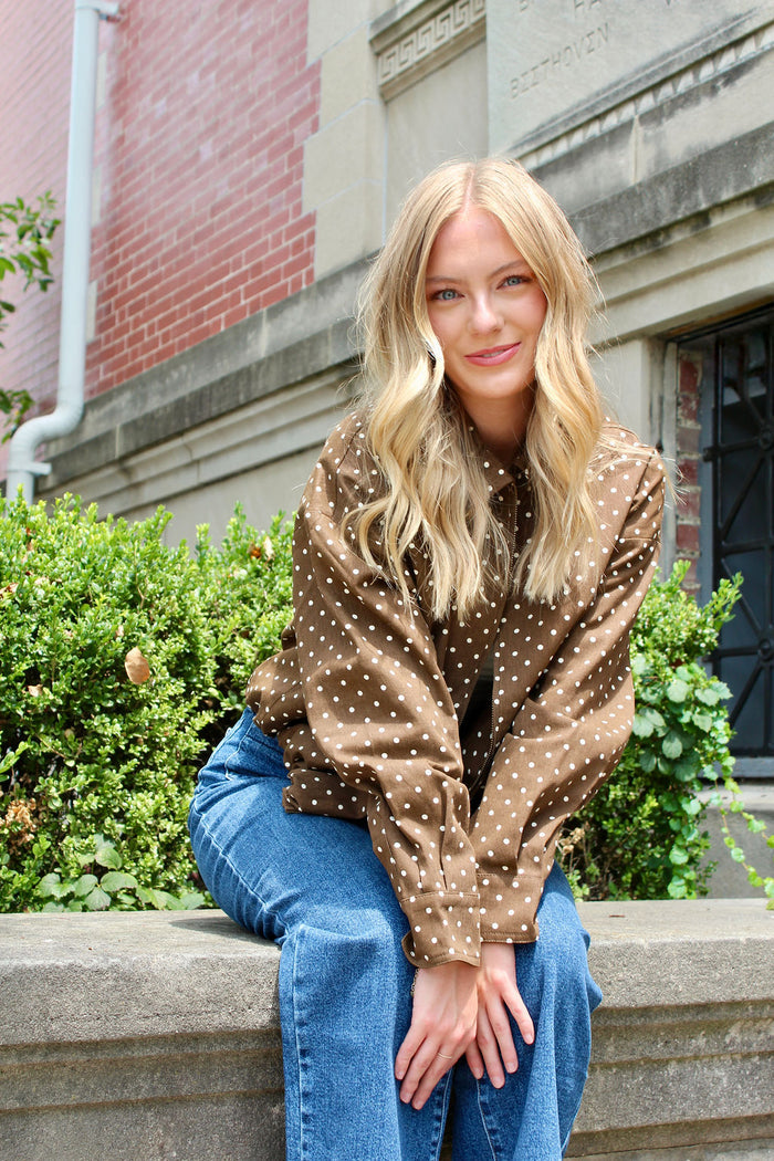 Kendra Polka Dot Jacket