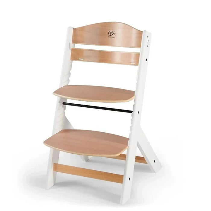 Kinderkraft Enock Wooden Highchair - Wooden White - ebebek - Black Friday