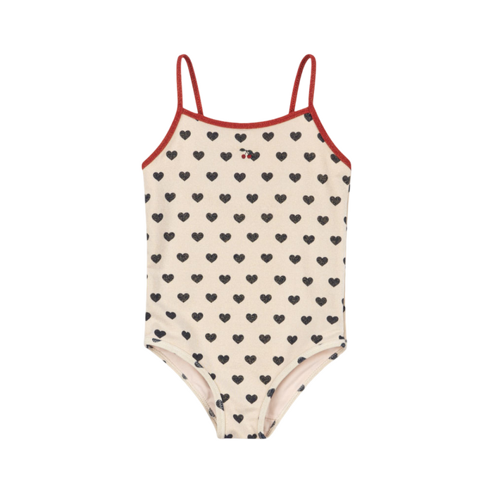 Konges Sløjd Manon Glitter Hearts Swimsuit