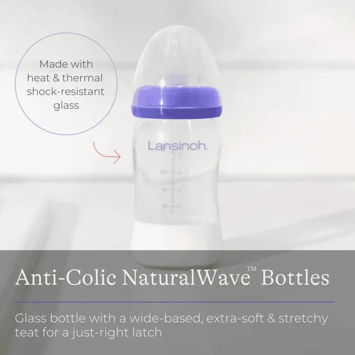 Lansinoh Glass Bottle 160ml - ebebek