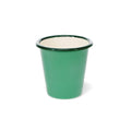 Large Enamel Cup Green