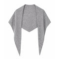 Le Bon Shoppe Cashmere Triangle Scarf Grey Melange