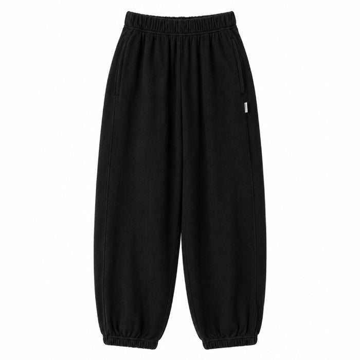 Le Bon Shoppe Pointelle Balloon Pants Black