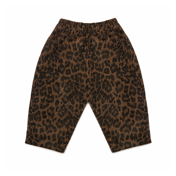 Leopard Corduroy Pants