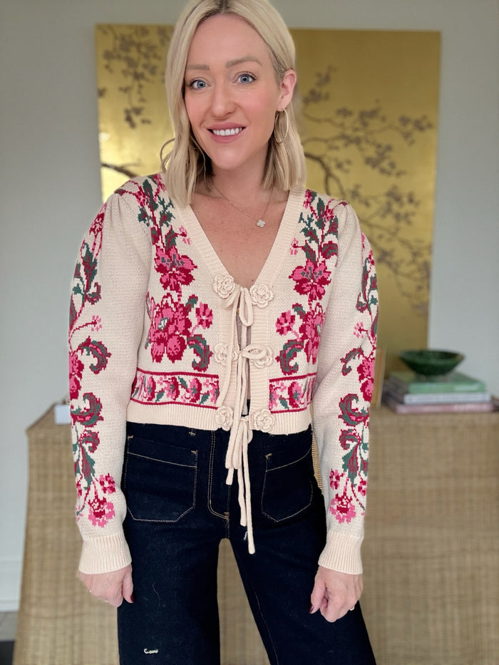 Lisa Floral Sweater