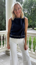Lisa Rope Trim Top