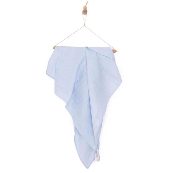 Little Dreams Boy Muslin Blanket - Blue Blue - ebebek