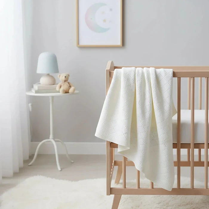 Little Dreams Boys Blanket - Ecru Ecru - ebebek