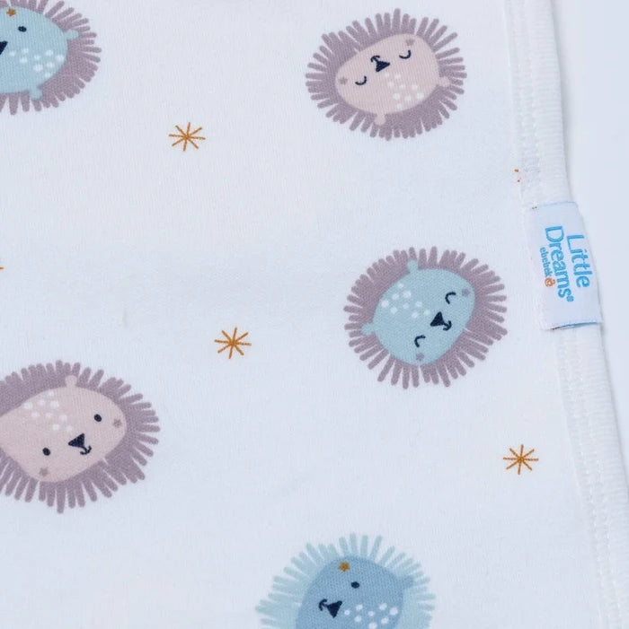 Little Dreams Boys Cotton Jersey Blankets - Ecru Ecru - ebebek