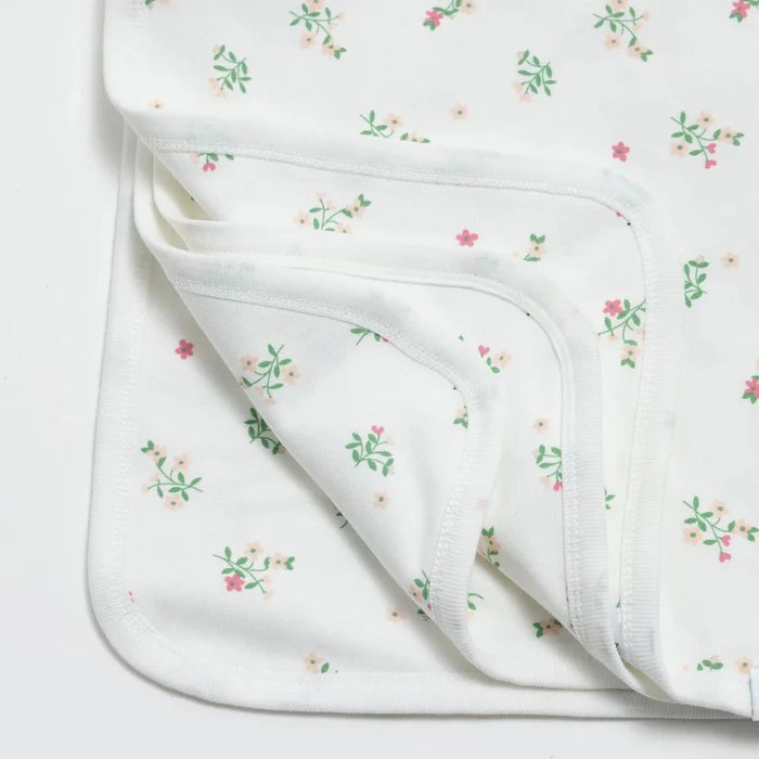 Little Dreams Girls Cotton Jersey Blankets - Ecru Ecru - ebebek