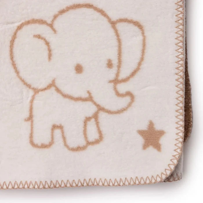 Little Dreams Unisex Blanket Animal Print - Light Brown Light Brown - ebebek