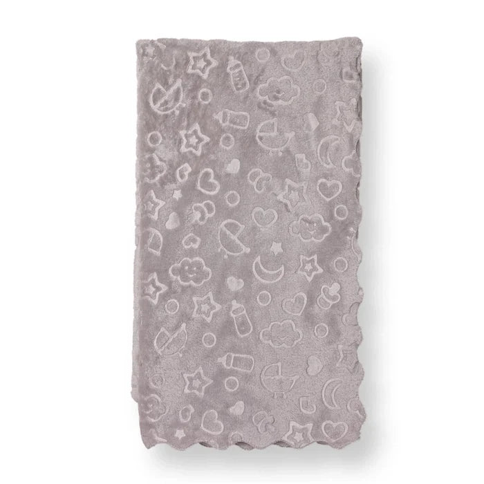 Little Dreams Unisex Plush Blankets - Grey Grey - ebebek
