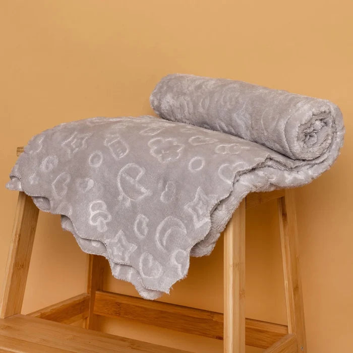 Little Dreams Unisex Plush Blankets - Grey Grey - ebebek