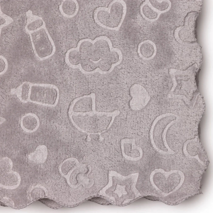 Little Dreams Unisex Plush Blankets - Grey Grey - ebebek