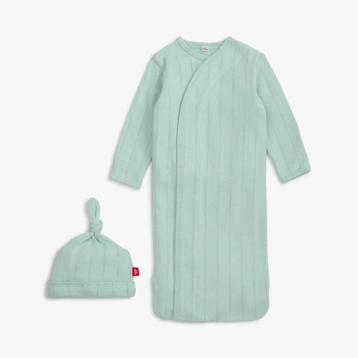 Magnetic Me Love Lines Seagrass Gown Hat Set : NB-3M