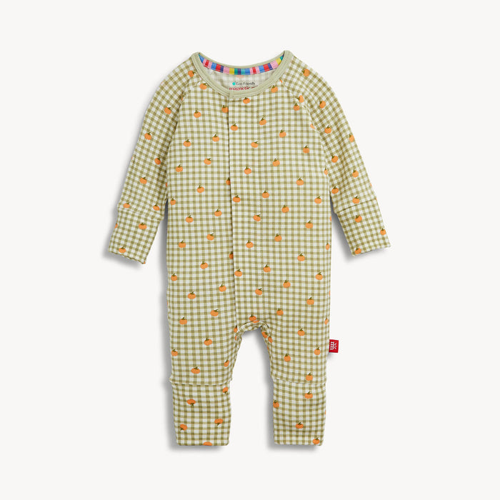 Magnetic Me Pumpkin Plaid Modal Coverall
