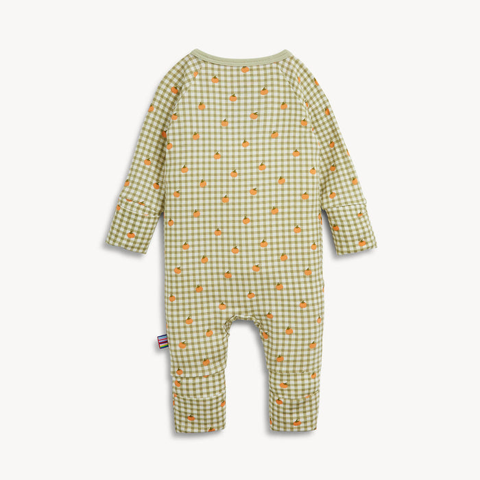 Magnetic Me Pumpkin Plaid Modal Coverall
