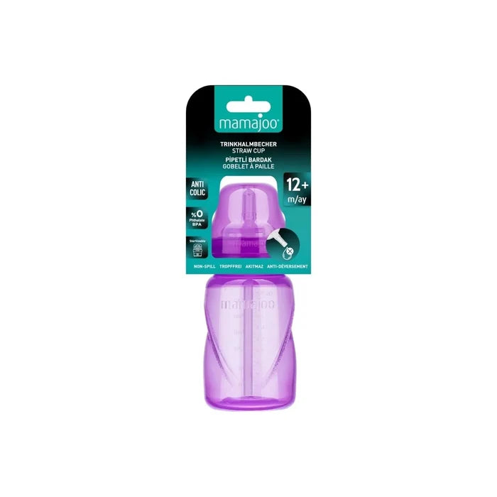 Mamajoo Training Cup 12+ months 270ml - Purple - ebebek - Black Friday