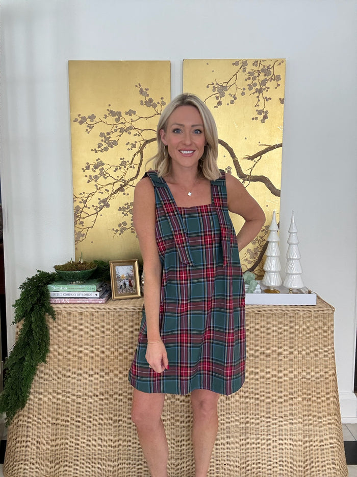 Mary Tartan Bow Dress