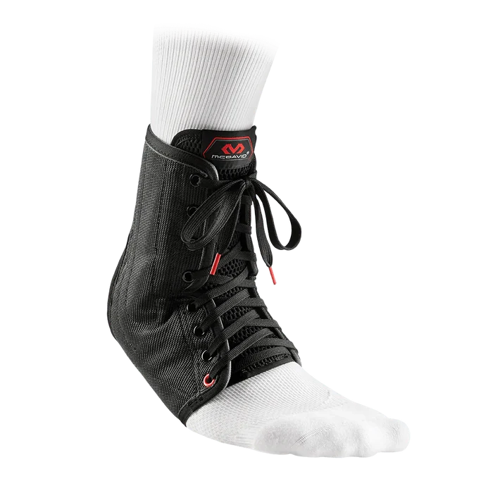 McDavid Level 3 Ankle Brace Lace-Up w/Stays - Black