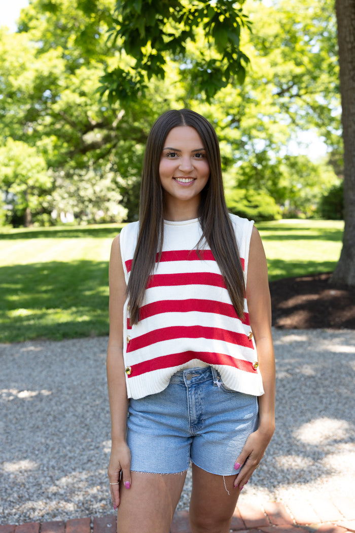 Mendel Stripe Sweater Top