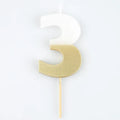 Meri Meri Dipped Number Candle 3