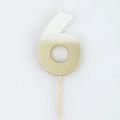 Meri Meri Dipped Number Candle 6