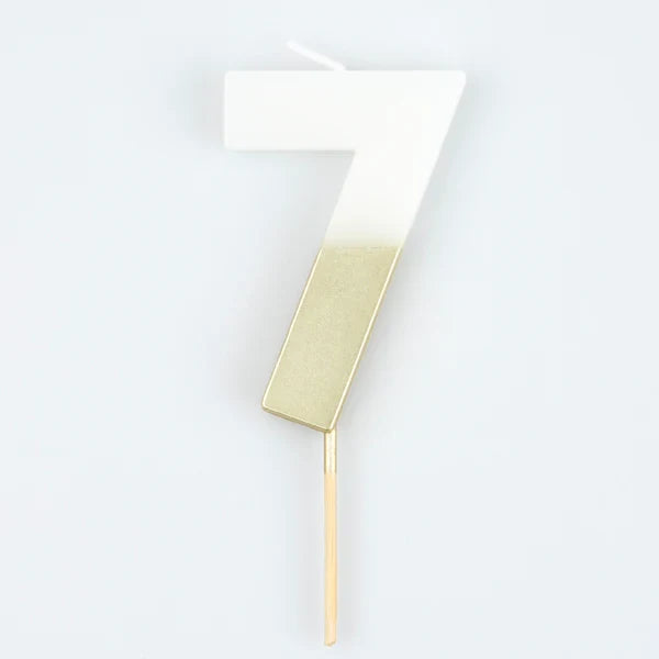 Meri Meri Dipped Number Candle 7