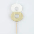 Meri Meri Dipped Number Candle 8