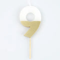 Meri Meri Dipped Number Candle 9
