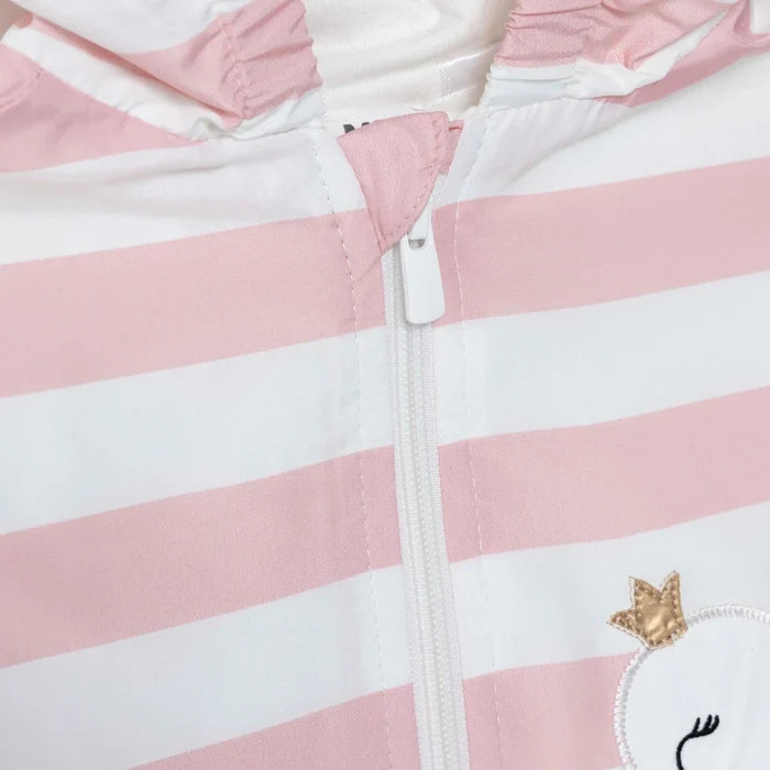 Midimod Girls Raincoat Animal Print Hooded Long Sleeve - Pink Printed Pink Printed - ebebek