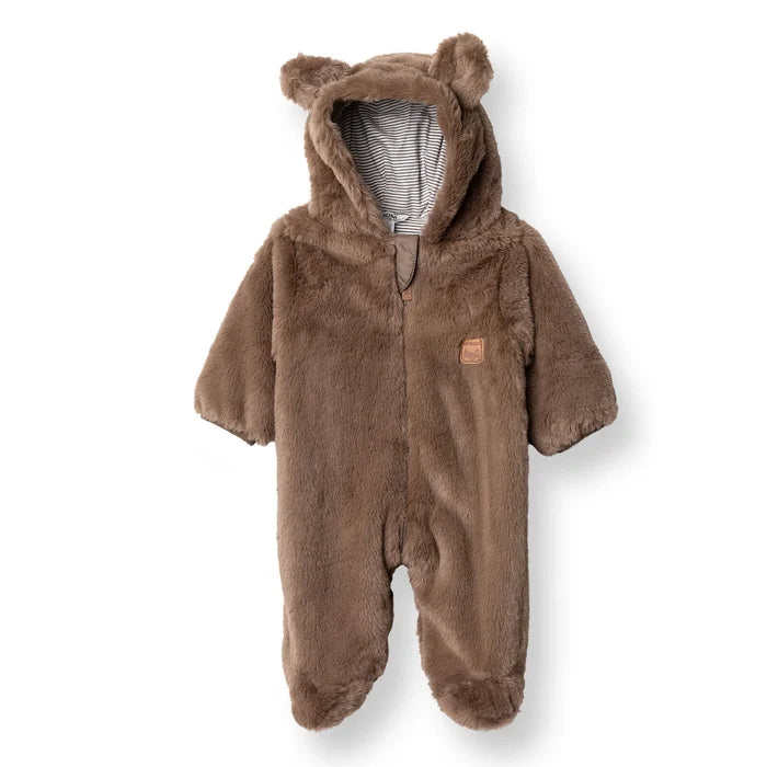 Midimod Newborn Welsoft Footed Jumpsuit - Brown - ebebek - Black Friday