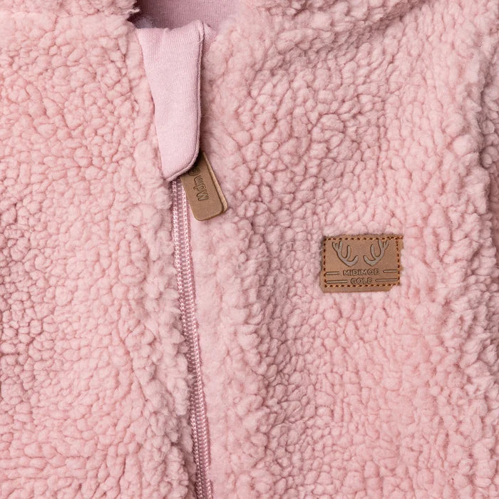 Midimod Newborn Welsoft Footed Jumpsuit - Pink - ebebek - Black Friday