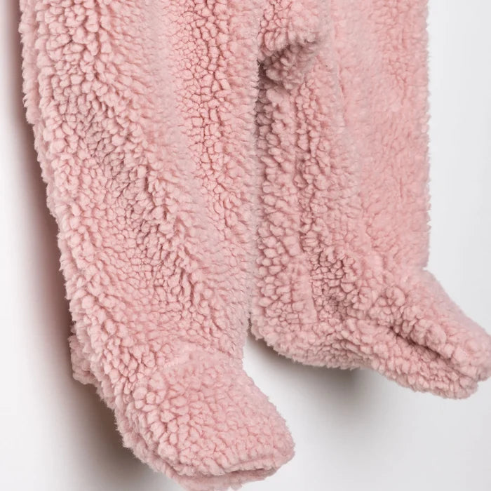 Midimod Newborn Welsoft Footed Jumpsuit - Pink - ebebek - Black Friday