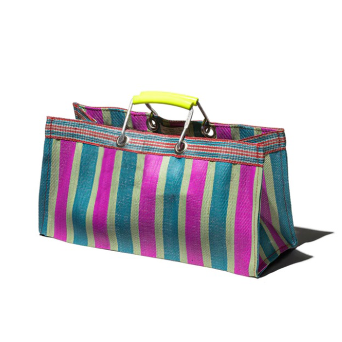 Mini Market Bag Green Pink - La Gentile Store