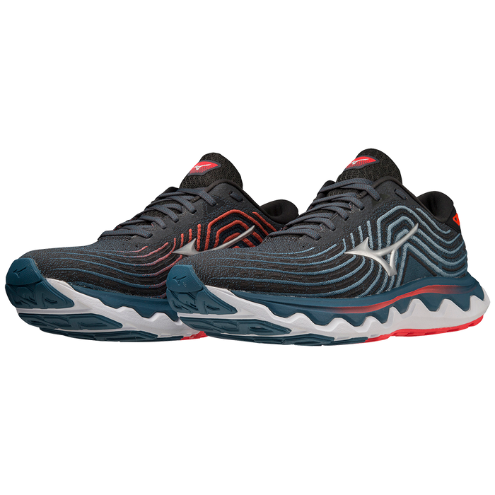 Mizuno Men's Wave Horizon 6 - Black Oyster/Nimbus Cloud/Soleil