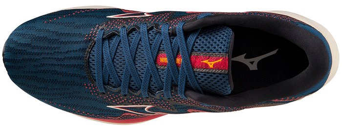 Mizuno Men's Wave Rider 27 - Blue Opal/Papyrus/Ski Patrol